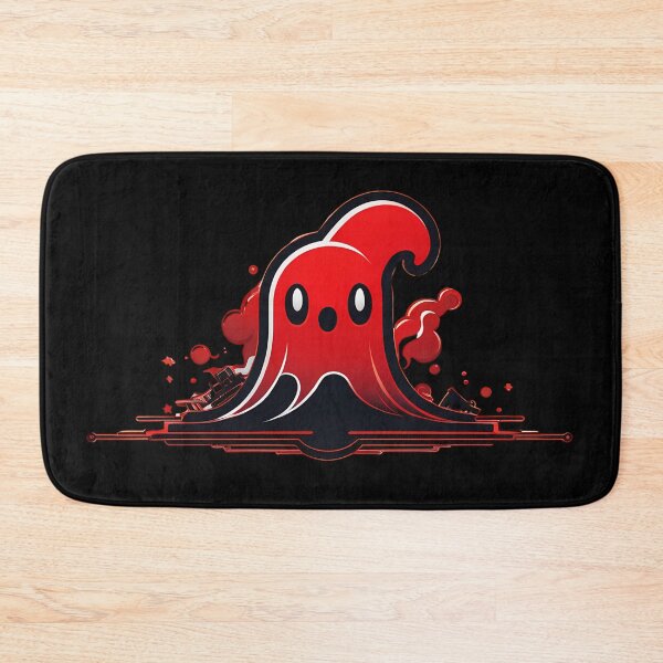 Item preview, Clockwork Fun: The Playful Red Ghost designed and sold by Artedig.