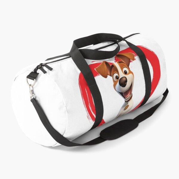 Item preview, Fox Terriers Cartoon in Love Heart swoosh  designed and sold by For Dog Sake!®.