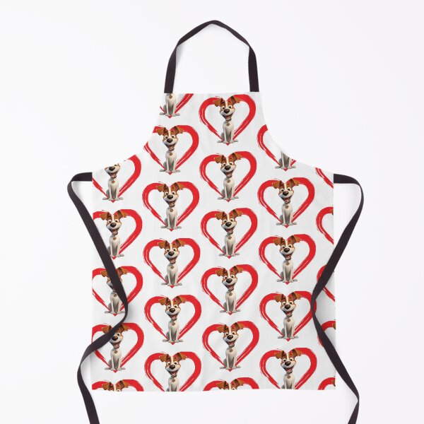 Item preview, Fox Terriers Cartoon in Love Heart swoosh  designed and sold by For Dog Sake!®.