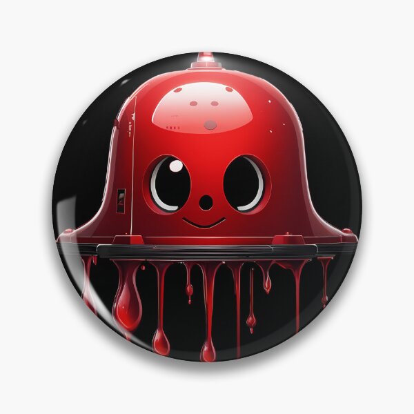 Item preview, Laughing Welcome: Funny Mechanical Red Ghost designed and sold by Artedig.