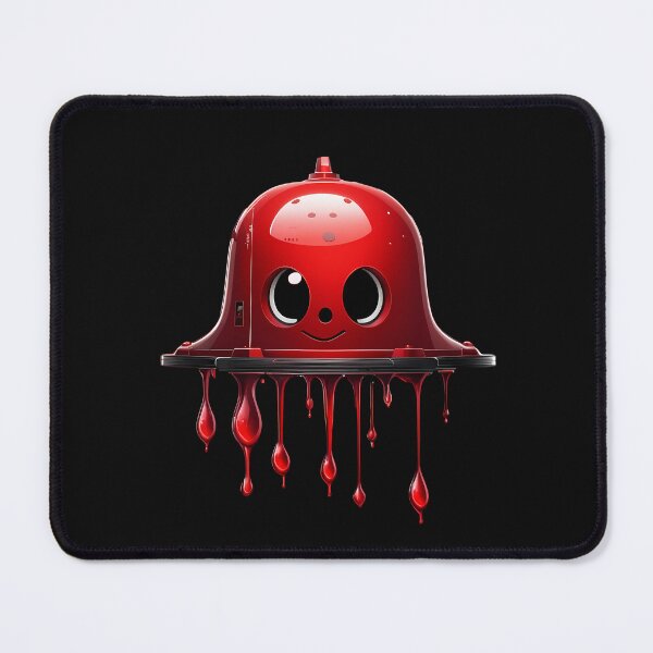 Item preview, Laughing Welcome: Funny Mechanical Red Ghost designed and sold by Artedig.