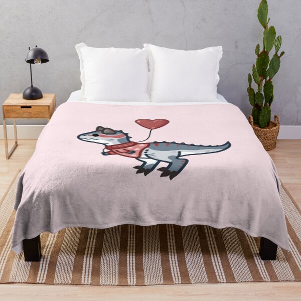 Item preview, Valentine's Day Carnotaurus, Dino with heart baloon designed and sold by Biszkompt.
