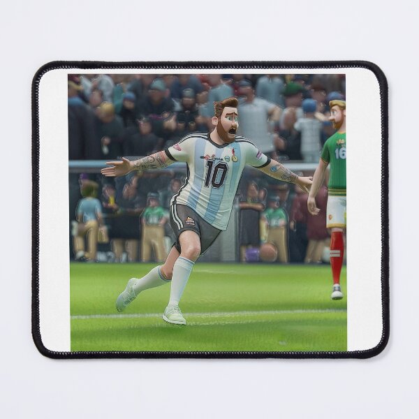 Item preview, Lionel Messi caricature designed and sold by Julie Bell.