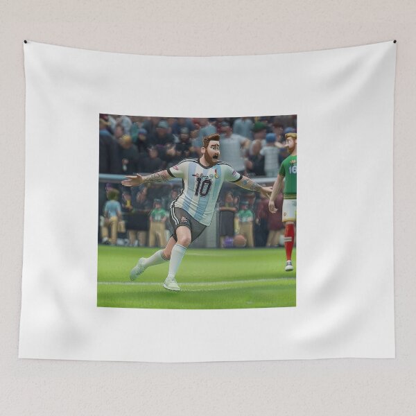 Item preview, Caricatura de Lionel Messi designed and sold by Julie Bell.
