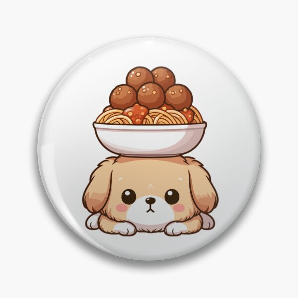 Item preview, Dog With Spaghetti On It’s Head designed and sold by SweetDoodleBug.