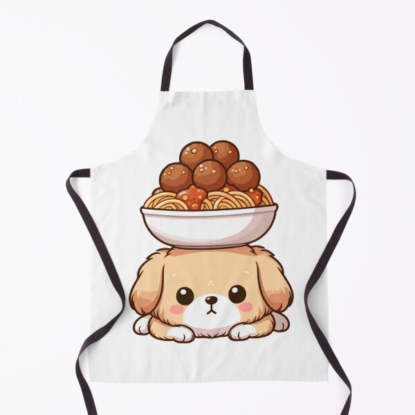Artikelvorschau, Hund mit Spaghetti auf dem Kopf entworfen und verkauft von SweetDoodleBug.
