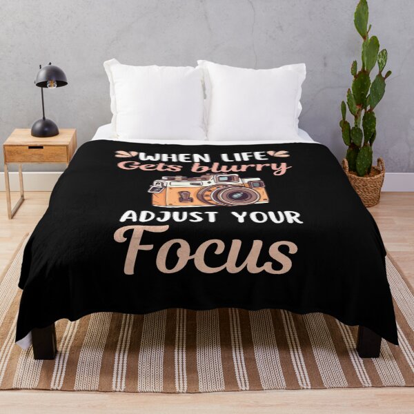 Item preview, When life gets blurry, adjust your focus, photographer saying or quote, photographer profession occupation life designed and sold by NBSStore.