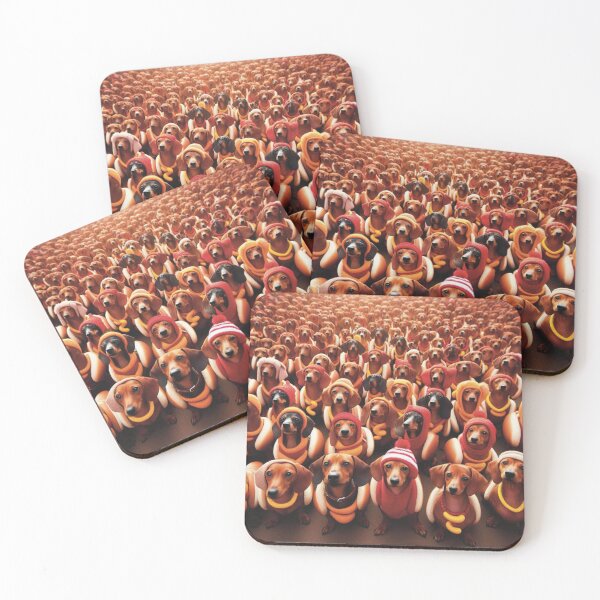 Item preview, Army of dachshunds dressed as puppies designed and sold by Annia-A.