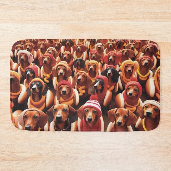 Item preview, Army of dachshunds dressed as puppies designed and sold by Annia-A.