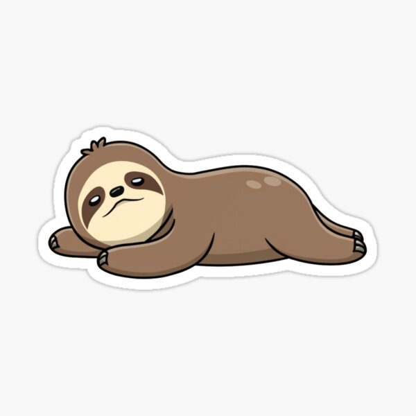 Minimalist Cute Sloth Merch & Gifts for Sale
