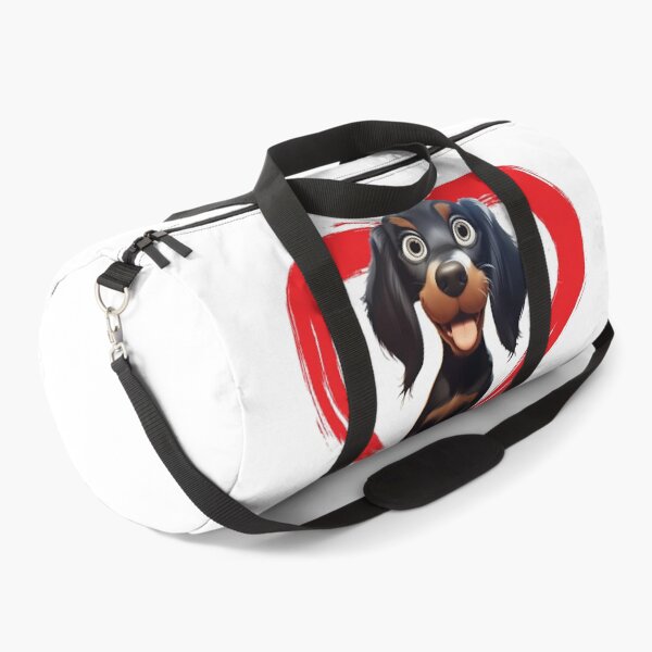 Item preview, Gorden Setter Cartoon in Love Heart swoosh designed and sold by For Dog Sake!®.