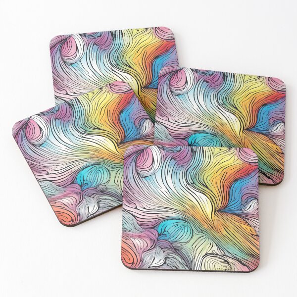 Item preview, Marvelous Colorful Line Pattern  designed and sold by DigiDreamyArt.