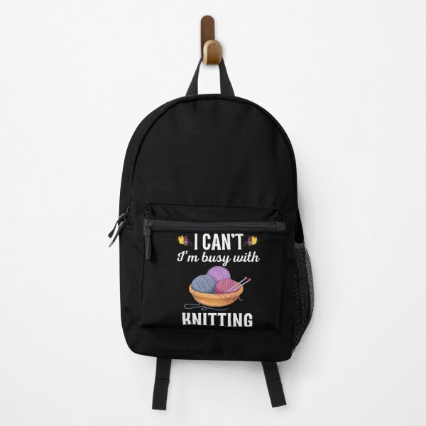 Item preview, I can't, I'm busy with knitting, funny knitting hobby lovers saying or quote designed and sold by NBSStore.