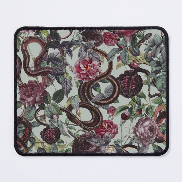 Item preview, Snakes and Roses designed and sold by Burcu Korkmazyurek.