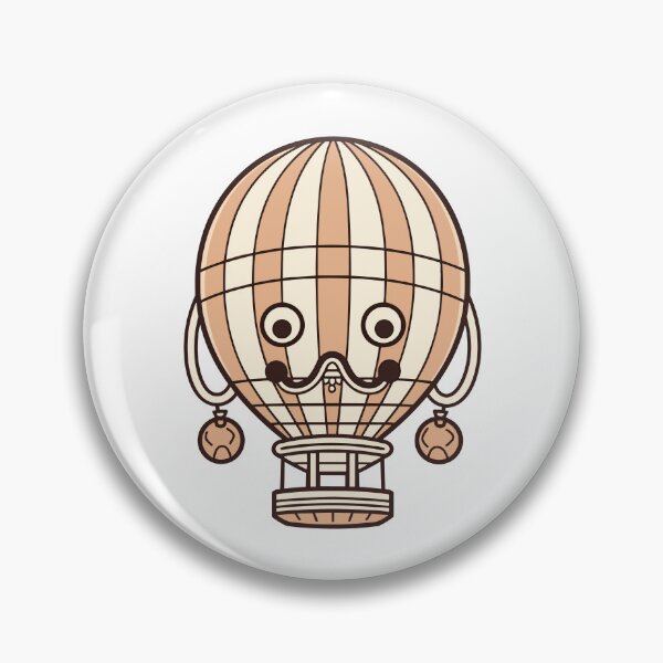 Item preview, Up, Up, and Away: Cute Kawaii Hot Air Balloon Adventure designed and sold by DigitalGraphic1.