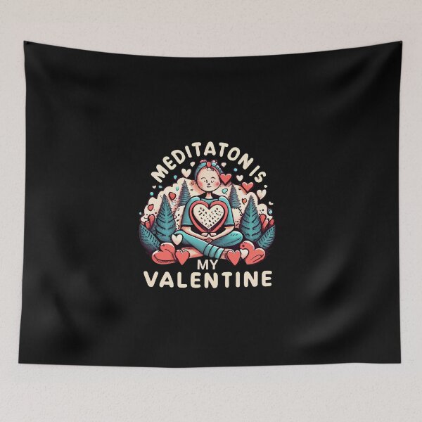 Item preview, Meditation Is My Valentine  designed and sold by Itsheartshop.