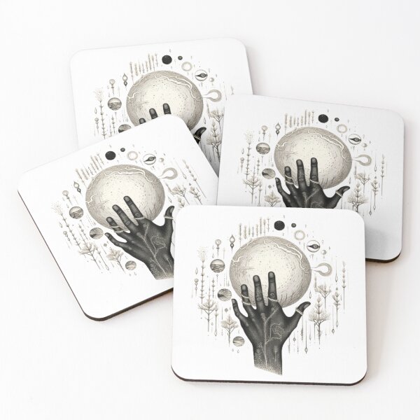 Item preview, Vintage Lunar Hand Astral Horoscope designed and sold by VivaVibeStyle.