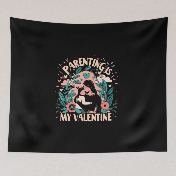 Item preview, Parenting Is My Valentine  designed and sold by Itsheartshop.