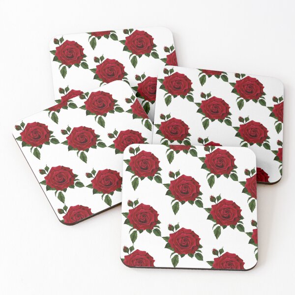 Item preview, red roses pattern designed and sold by NaturaFotos.
