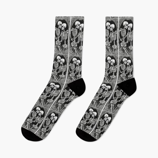 Item preview, Valentines Day skeletons designed and sold by Natsey.