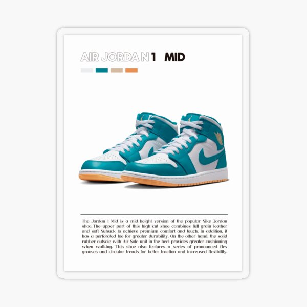 Air jordan 1 yellow Sticker
