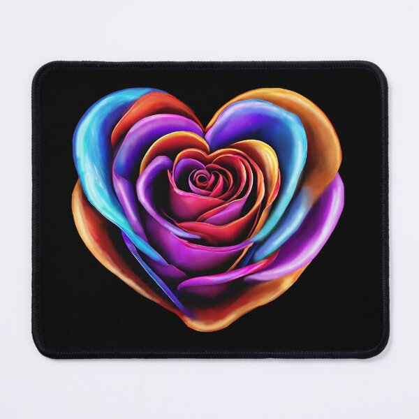 Item preview, Heart Shaped Rose-Colorful Rose designed and sold by artcolory.