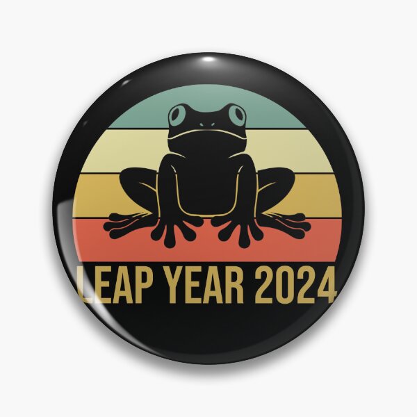 Item preview, Leap Year 2024 Leap Frog February 29th designed and sold by ArtMeetsPizza.