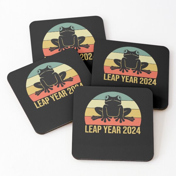 Item preview, Leap Year 2024 Leap Frog February 29th designed and sold by ArtMeetsPizza.