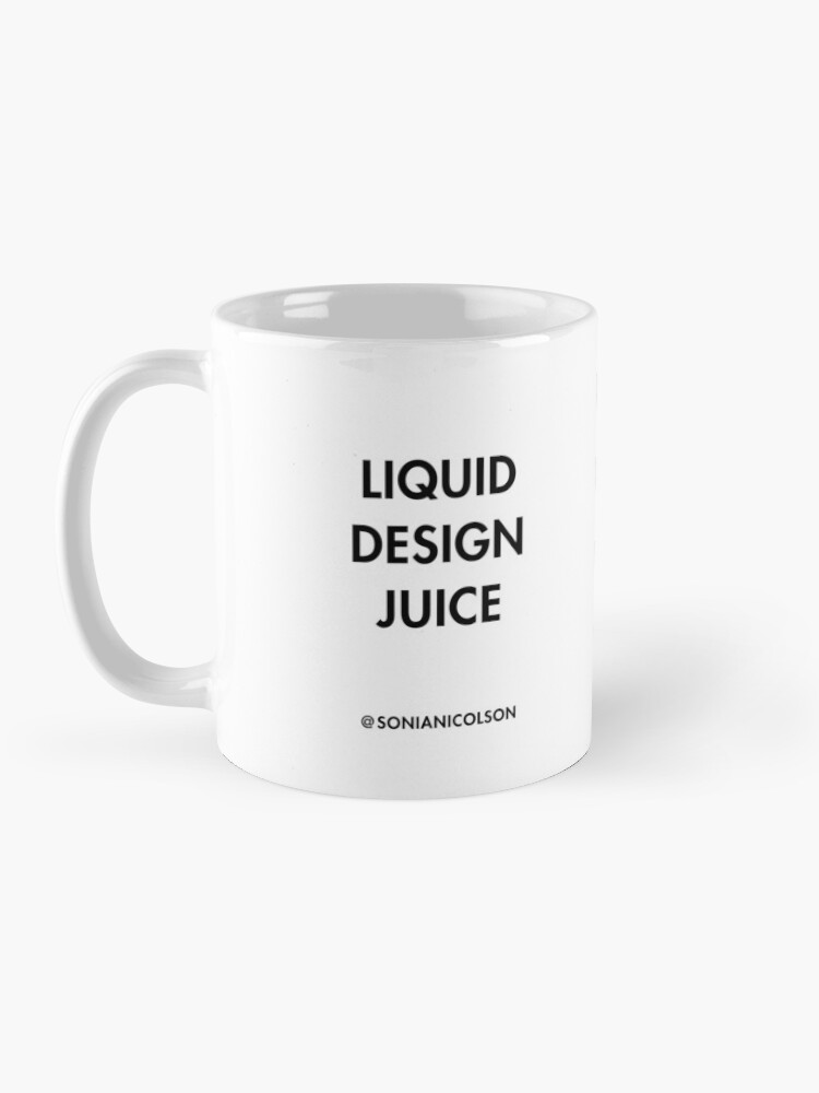 Thumbnail 3 of 6, Coffee Mug, Liquid Design Juice designed and sold by layoutlines.