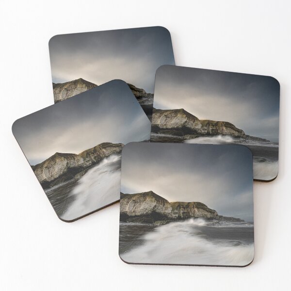 Item preview, Stormy seas and the Flamborough cliffs 1015 designed and sold by PHILIP CHALK.