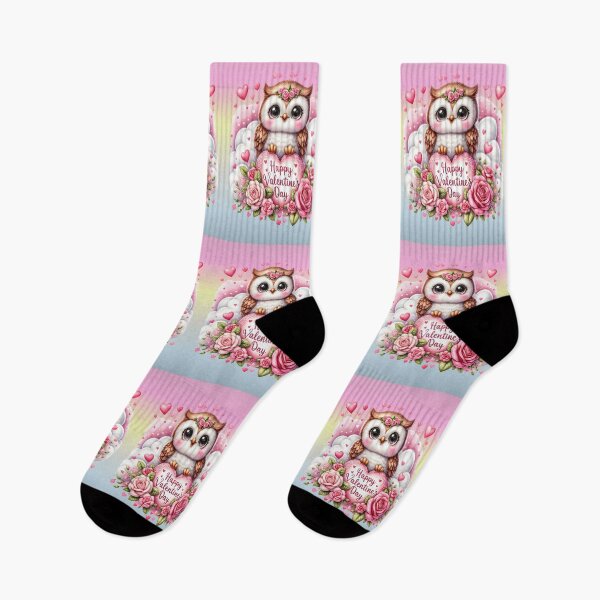Item preview, Owl Wishes, valentines day designed and sold by LoneAngel.