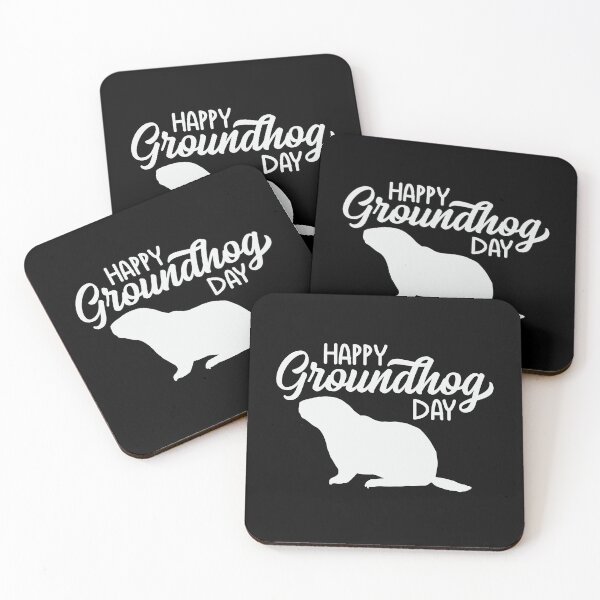 Item preview, Happy Groundhog Day February 2nd designed and sold by ArtMeetsPizza.