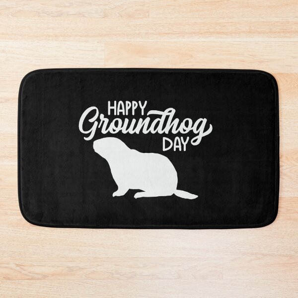 Item preview, Happy Groundhog Day February 2nd designed and sold by ArtMeetsPizza.