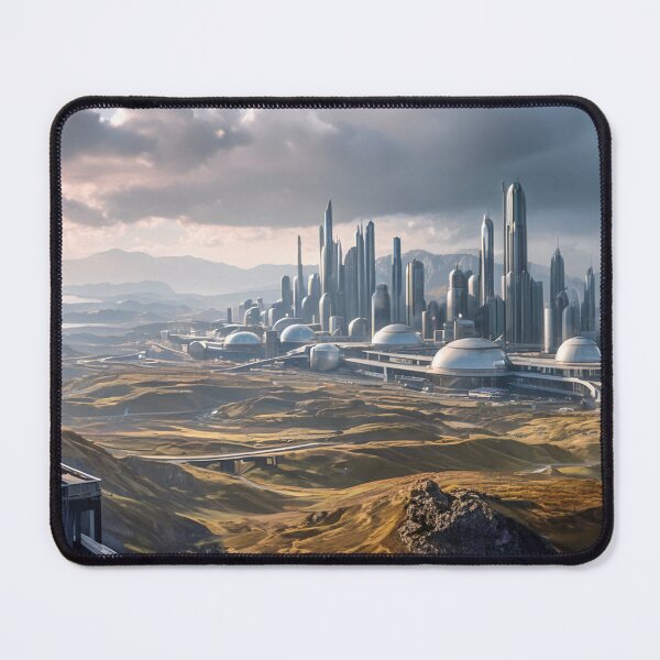 Item preview, Dystopian Postapocalyptic Dieselpunk Cityscape designed and sold by wolfer21.