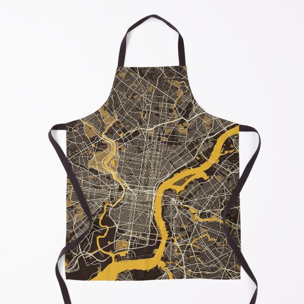 Item preview, Philadelphia City Map of Pennsylvania, USA - Pastel designed and sold by deMAP.