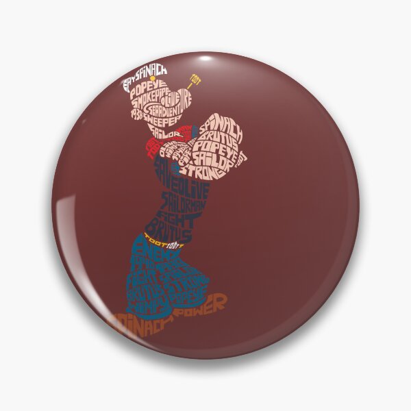 Item preview, Popeye's Spinach Power Calligraphy designed and sold by DarylWelsh2024.