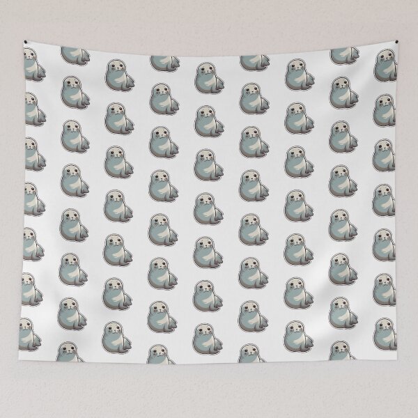 Item preview, Common Seal Kawaii UK Animal Inspired Art and Stickers designed and sold by CDC40.