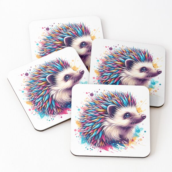 Item preview, Beautiful colorful hedgehog designed and sold by Marcoshop10.