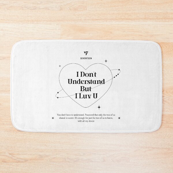 Item preview, I Don't Understand But I Luv U designed and sold by cornetmaru.