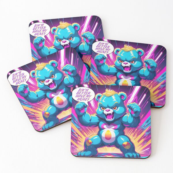 Item preview, Cute Angry Bears "B!#*H Better Have My Honey" designed and sold by NeutrinoJem.