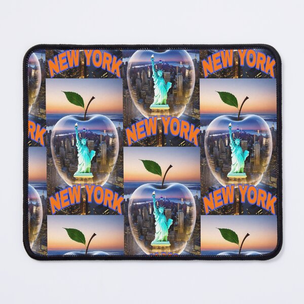 Item preview, New York, with a view of the Statue of Liberty and New York monuments in a transparent apple! designed and sold by Creativesphotos.