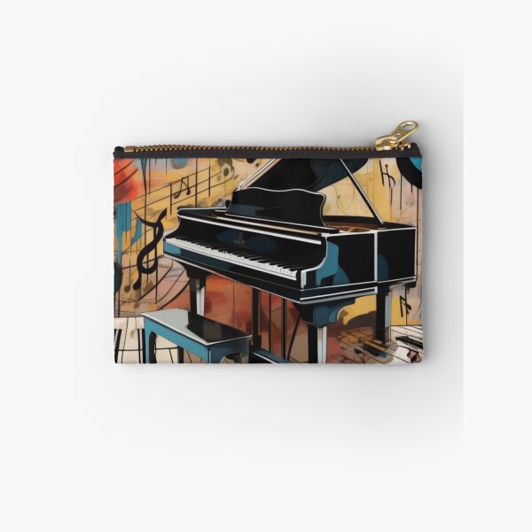 Item preview, Abstract image of a piano and musical symbols designed and sold by MusicalArtisty.