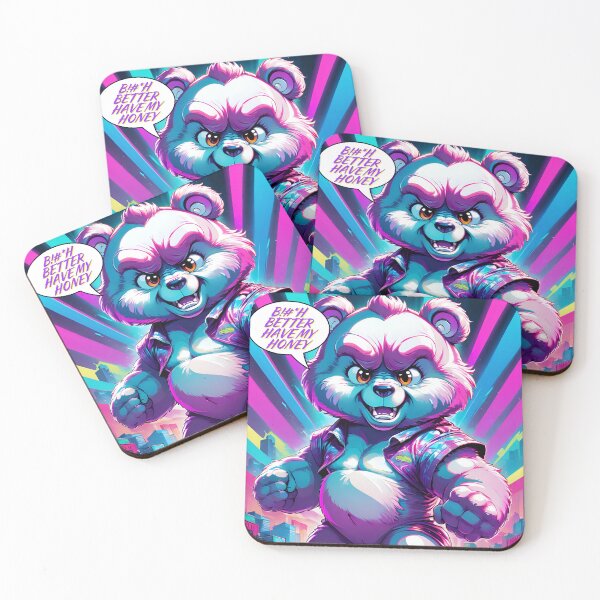 Item preview, Cute Angry Bears "B!#*H Better Have My Honey" designed and sold by NeutrinoJem.