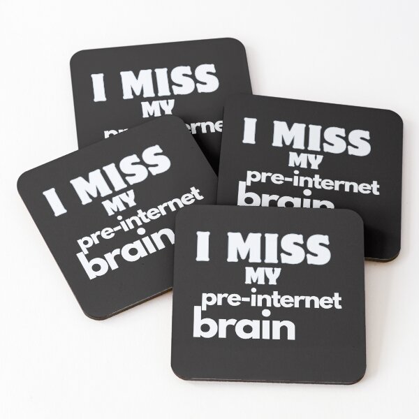 Item preview,  i miss my pre internet brain designed and sold by Jemsruk.