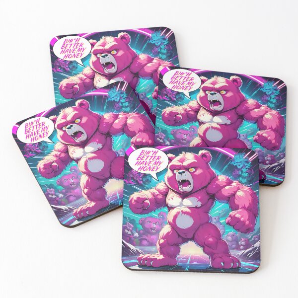 Item preview, Cute Angry Bears "B!#*H Better Have My Honey" designed and sold by NeutrinoJem.