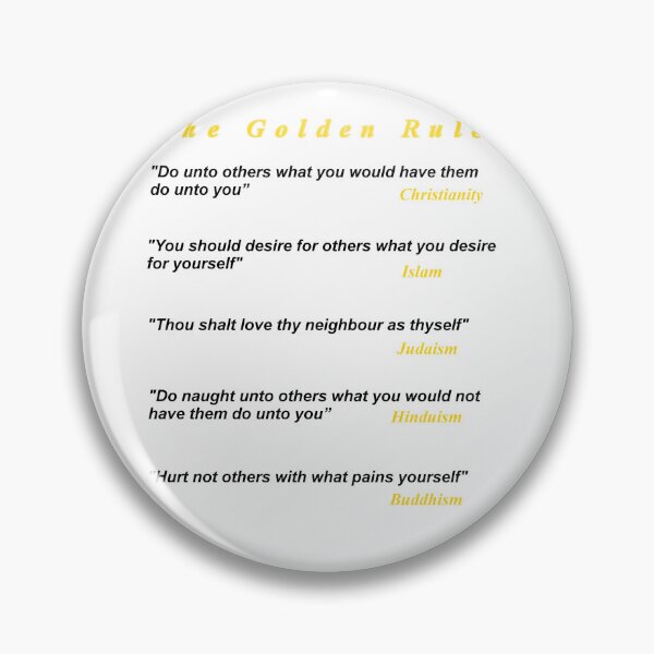 Item preview, The Golden Rule - Christianity, Islam, Judaism, Hinduism, Buddhism designed and sold by UnlockKnowledge.
