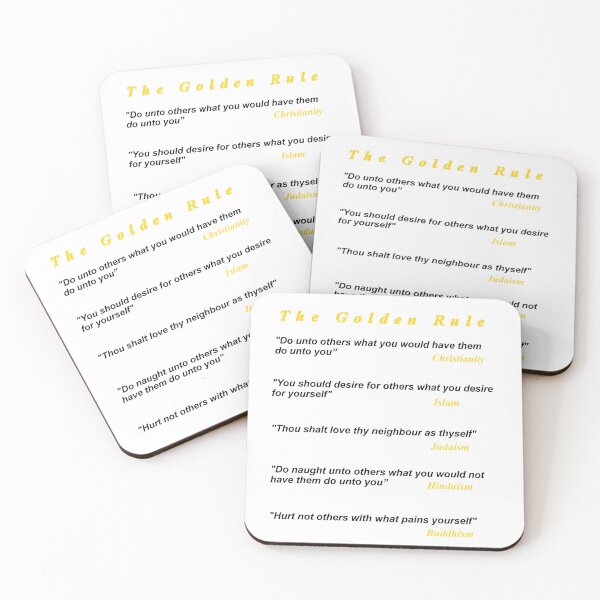Item preview, The Golden Rule - Christianity, Islam, Judaism, Hinduism, Buddhism designed and sold by UnlockKnowledge.