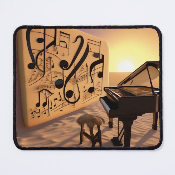Item preview, Abstract image of a piano and musical symbols designed and sold by MusicalArtisty.