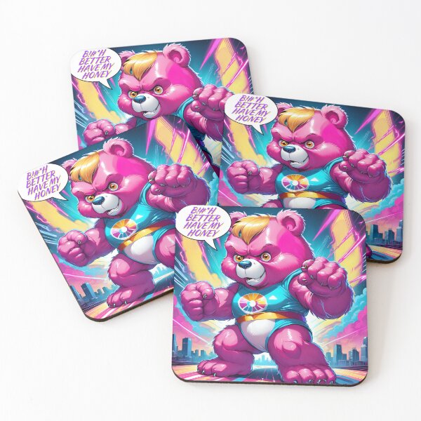 Item preview, Cute Angry Bears "B!#*H Better Have My Honey" designed and sold by NeutrinoJem.