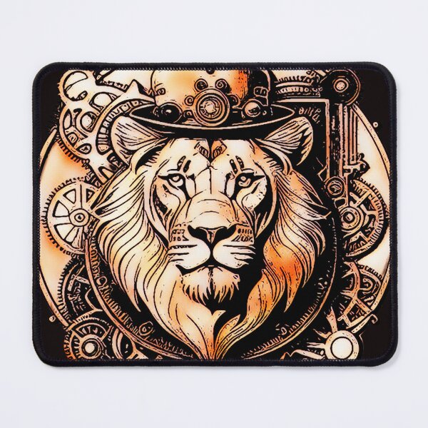 Item preview, Steampunk Golden Lion designed and sold by PurpleJelly.